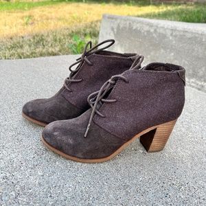 Tom’s - Brown Lunata Lace Up Booties